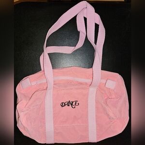 New Soft Velvety Pink Dance Bag Approx 14x10"